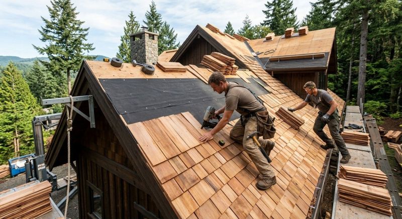 Wood Roofing Installation in Berks County, PA