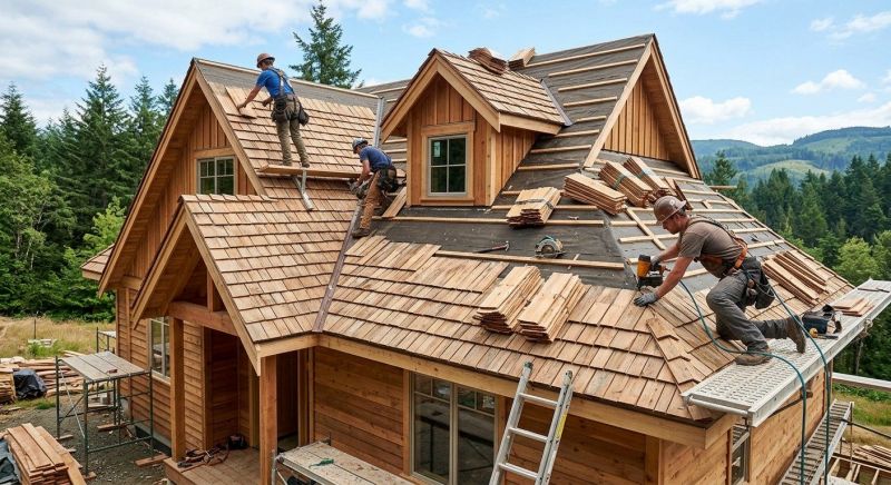 Wood Roofing Installation in Topton, PA