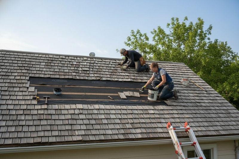 Wood Shake Roof Repair in Barto, PA