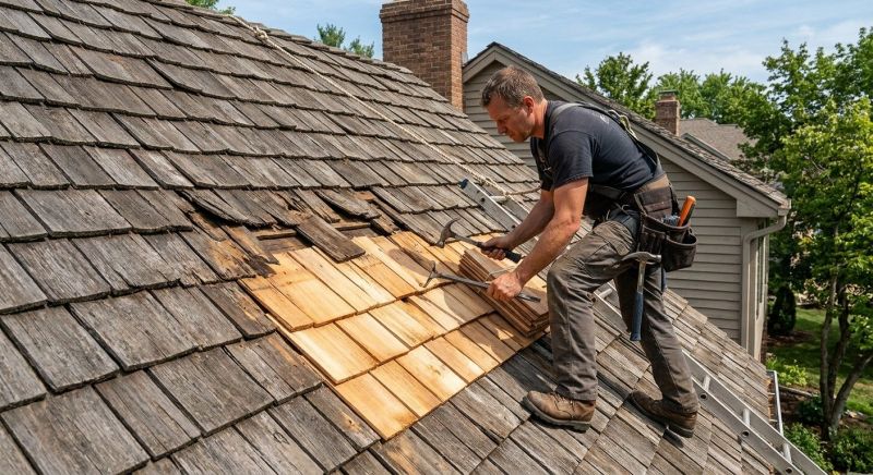 Wood Shake Roof Repair in Fleetwood, PA
