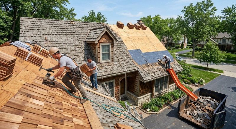 Wood Shake Roof Replacement in Barto, PA