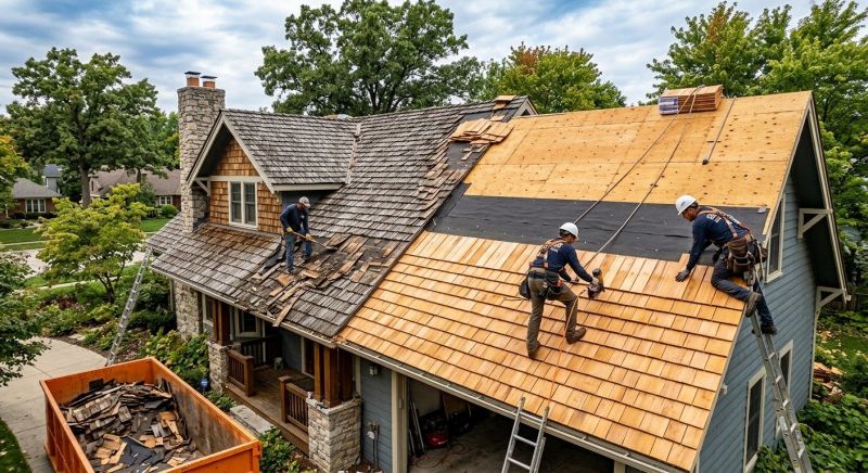Wood Shake Roof Replacement in Macungie, PA