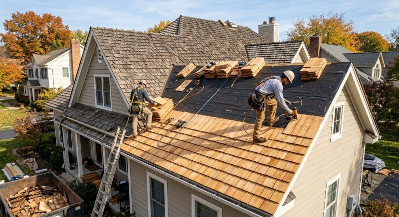 Wood Shake Roof Replacement in Topton, PA